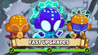 Fast Upgrades Challenge 🚫 Monkey Knowledge WalkthroughGuide  Bloons TD6 [upl. by Lydell746]