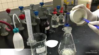 Benzocaine synthesis step 1 Synthesis of pacetotoluidine and pacetamidobenzoic acid [upl. by Medarda]