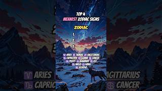 Which Zodiac Signs Are The Biggest Meanies [upl. by Dorlisa]