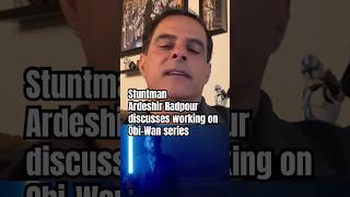 Stuntman Ardeshir Radpour talks working on the ObiWan series starwars bts interview podcast [upl. by Goddord]