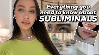 watch this before listening to another subliminal 😳 do subliminals actually work [upl. by Ramunni]