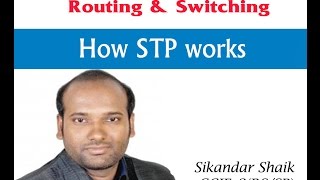 How STP works  Video By Sikandar Shaik  Dual CCIE RSSP  35012 [upl. by Kcir444]