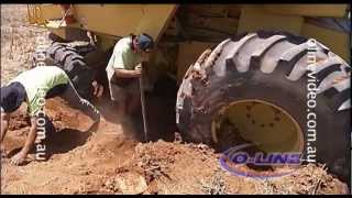 Bogged Header in Mallee quotslopquot [upl. by Snah]