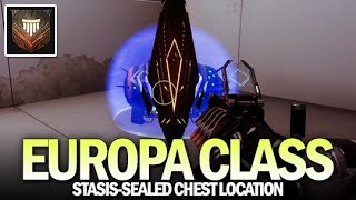 Europa Class Quest Guide  Perdition StasisSealed Chest Location Destiny 2 [upl. by Yssej]