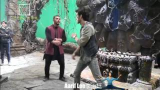 Behind the scenes ofquotKung fu yogaquotwith Aarif Lee [upl. by Eamaj]