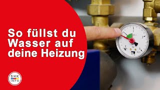 Heizung erklärt  Wasser nachfüllen und System entlüften [upl. by Arella]