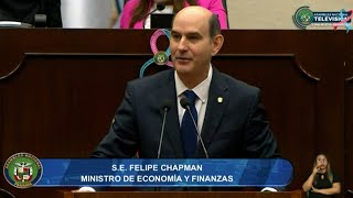 Ministro Chapman se dirige ante el Pleno tras aprobación en segundo debate de presupuesto [upl. by Weihs607]