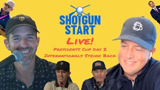 Presidents Cup Day 2  The Shotgun Start [upl. by Ranilopa]