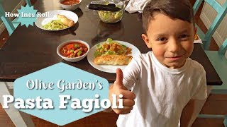 Olive Garden’s PASTA FAGIOLI COPYCAT RECIPE  Easy Cooking Tutorial  How Ines Rolls [upl. by Sari]