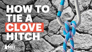 Rock Climbing How to Tie a Clove Hitch [upl. by Anneliese]