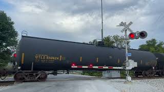 Sadler Road Railroad Crossing Anna IL [upl. by Anahsak692]