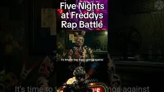 SPRINGTRAP FNAF RAPS shorts fnaf fivenightsatfreddys springtrap fnafmovie rapbattle nerdcore [upl. by Muffin]