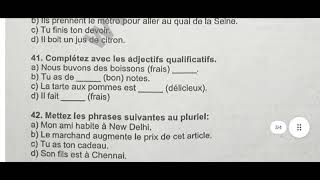 tn11thFrenchQuarterlyExam2023OriginalQuestionPaperKanchipuramDistrictFrenchMedium [upl. by Featherstone338]