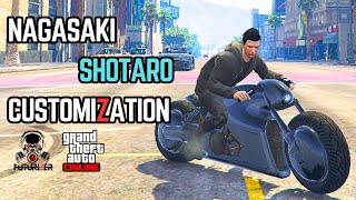 NAGASAKI SHOTARO CUSTOMIZATION  GTA ONLINE CAR MODIFICATIONS [upl. by Dnumyar]