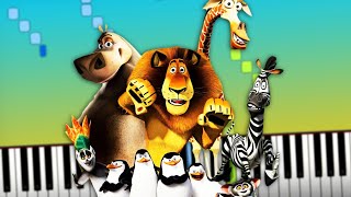 Madagascar 2 Escape to Africa  Theme Song on piano [upl. by Herbert808]