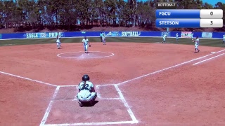 FGCU Softball vs Stetson [upl. by Adnohsek527]