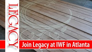 Making an Arbor and Inlayed Deck on a Legacy CNC  Join us at IWF 2022 [upl. by Peppi]