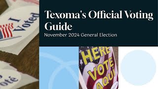 Texomas Voting Guide November 2024 General Election [upl. by Seta]