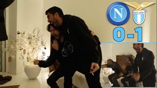 NAPOLILAZIO 01  LIVE REACTION in FAMIGLIA  ESPLOSIONE al GOL di ISAKSEN [upl. by Itnavart]