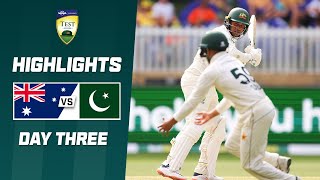 Australia v Pakistan 202324  First Test  Day 3 [upl. by Joceline]