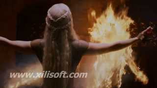 Game Of Thrones  Daenerys khaleesi And Dracarys All Scenes [upl. by Ecyob]