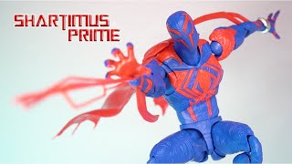 Incredible Import  SH Figuarts SpiderMan 2099 Across the SpiderVerse Movie Figure Review [upl. by Fanchon]