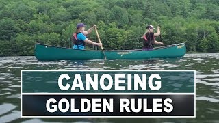 Golden Rules of Canoeing  How to Stay Safe on the Water [upl. by Adnelg]