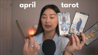 asmr tarot ⚡️ pick a card tarot reading for april amp aries season TIMELESS energy predictions [upl. by Shifrah]