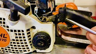 Stihl MS170 Chainsaw  Kill Switch Repair [upl. by Argela127]