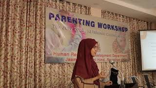 Parenting in Islam  Part11  Mindful Parenting  Sumiyya Mariyam  JIH Rajasthan [upl. by Mendelson]