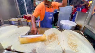 Jamnagars Famous Bajarang Dosa  Awesome way to make Dosa  Indian Street Food [upl. by Cleasta490]