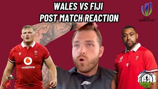 Wales v Fiji  Immediate Post Match Reaction RWC2023 [upl. by Ramyar]