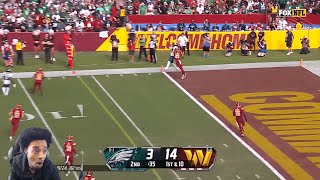 FlightReacts Eagles vs Commanders 2023 Week 8 Highlights [upl. by O'Driscoll]