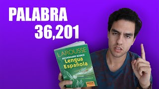 Todas las palabras del diccionario español Diciendo todas las palabras que existen  Iker Iriarte [upl. by Frank]