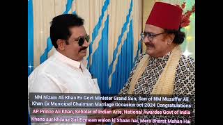 Ex Minster AP Govt NM Nizam Ali Khans grandsons Marriage Oct 2024 AP Prince Ali Khan Guest Scholar [upl. by Phyl]