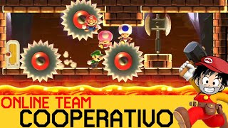 ASÍ SON LOS NIVELES MUY DIFÍCILES EN EQUIPO UN CAOS  COOPERATIVO ONLINE  Mario Maker 2  ZetaSSJ [upl. by Karilynn]