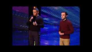 BRITAINS GOT TALENT 2013  RICHARD amp ADAM AUDITION [upl. by Hameean]