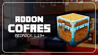 📦 MAS COFRES con Este ADDON para Minecraft BEDROCKPE 119 [upl. by Saint494]