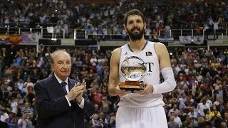 Nikola Mirotic MVP Orange de la Copa del Rey 2014 [upl. by Herson799]