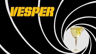 The Vesper  The Cocktail James Bond Invented aka The James Bond Martini [upl. by Pen]