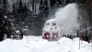 Le Chasse neige CN3 sur la ligne des Hirondelles  Snowplow in the Jura region [upl. by Hennebery]