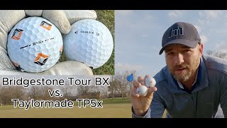 Taylormade TP5x vs Bridgestone Tour BX 9Hole Comparison [upl. by Oalsecnew]