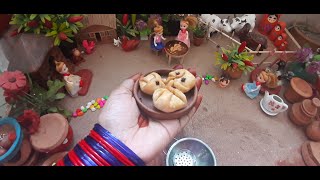 Lobongo Lotika Recipe Miniature cooking home By Maria riya 2020 [upl. by Selby]