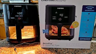 8qt Chefman Air Fryer with Probe Thermometer amp See Thru Window AirFryer Unboxing Amazon Prime Day [upl. by Nivla]