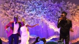 Reekado Banks performing Katapot and Oluwa Ni at a wedding [upl. by Teragramyram]