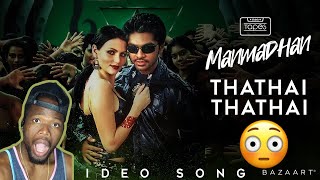 Manmadhan  Thathai Thathai  Silambarasan Jyotika  Yuvan Shankar Raja ThinkTapes STR REACTION [upl. by Laynad]