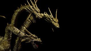 SHMonsterArts King Ghidorah 1991  Stop Motion Demo [upl. by Sulakcin]