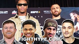 PROS amp EXPERTS PREDICT HANEY VS LOMACHENKO CANELO STEVENSON CHARLO LOPEZ KAMBOSOS amp MORE [upl. by Vange815]