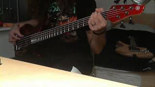 Warrel Dane  Lucretia My Reflection BASS COVER [upl. by Nibla]