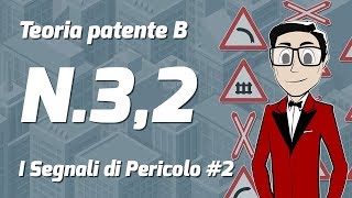 Teoria patente B  Lezione32  I Segnali di Pericolo Parte 2  Mario Racconta [upl. by Marteena274]